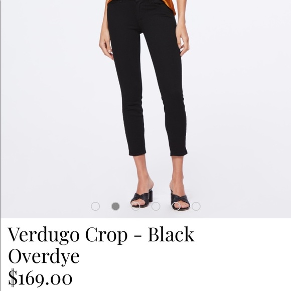 Paige Verdugo Crop in black, size 25. EUC. - Picture 1 of 4